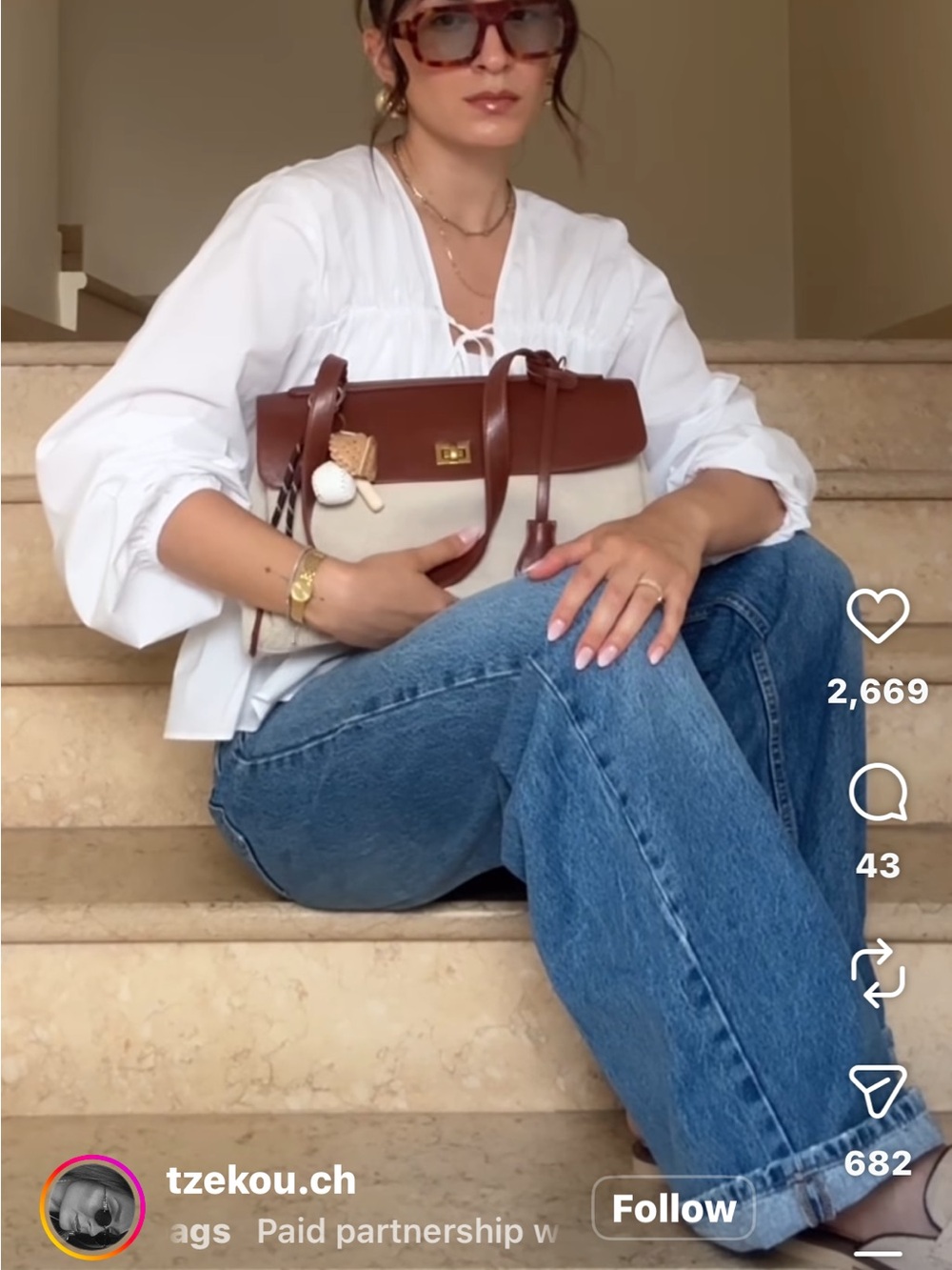 NWT Vovia Ciara Bag in Vintage with free bag charms - Picture 4 of 16